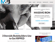 Tablet Screenshot of muscleandbrawn.com